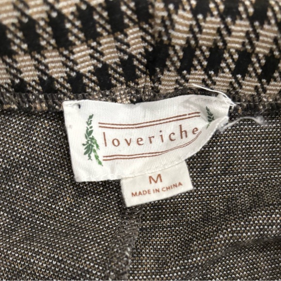 Love Riche Houndstooth Patterned Pants - Picture 4 of 4